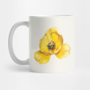 Yellow Tulip Flower Mug